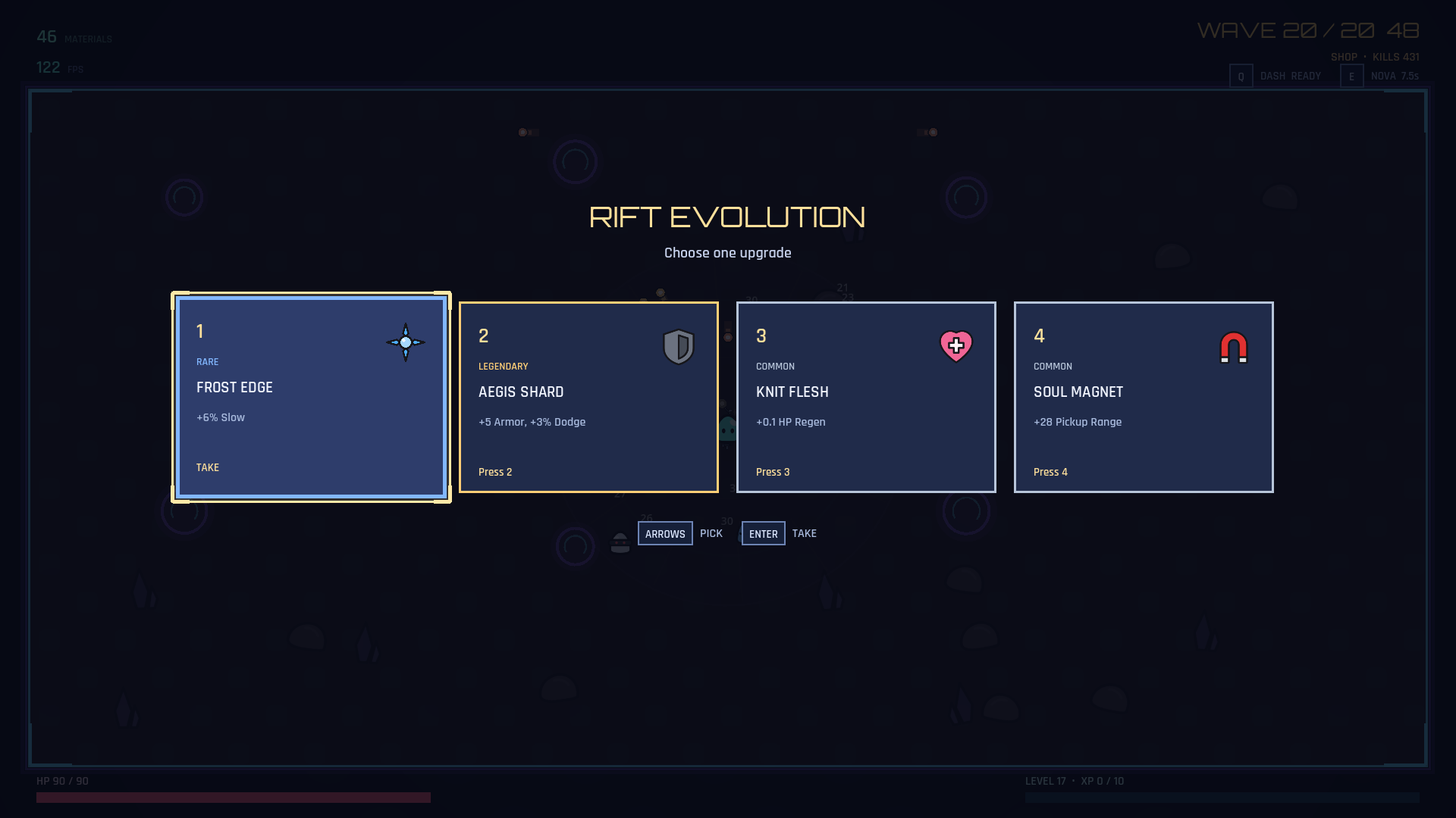 Four rewards offered, one taken